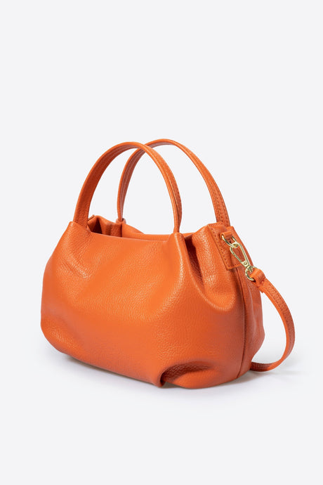 Maia Arancio Leather Bag by Prim & Proper - - Prim & Proper - BEIGE L 27 cm x W 13 cm x H 17 cm