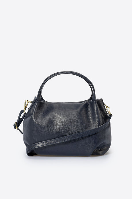 Maia Arancio Leather Bag by Prim & Proper - Blue - Prim & Proper - BEIGE L 27 cm x W 13 cm x H 17 cm