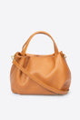 Maia Cognac Leather Bag by Prim & Proper - Cognac - Prim & Proper - CUOIO L 27 cm x W 13 cm x H 17 cm