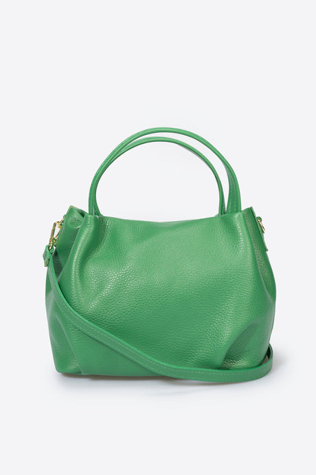 Maia Arancio Leather Bag by Prim & Proper - Mela - Prim & Proper - BEIGE L 27 cm x W 13 cm x H 17 cm