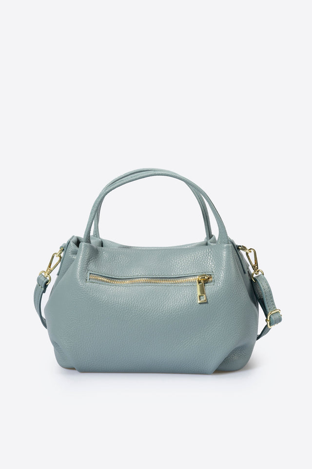 Maia Cognac Leather Bag by Prim & Proper - - Prim & Proper - CUOIO L 27 cm x W 13 cm x H 17 cm