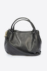 Maia Cognac Leather Bag by Prim & Proper - Nero - Prim & Proper - CUOIO L 27 cm x W 13 cm x H 17 cm