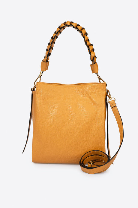 Myla Black Leather Bag by Prim & Proper - Myla Cognac - Prim & Proper -