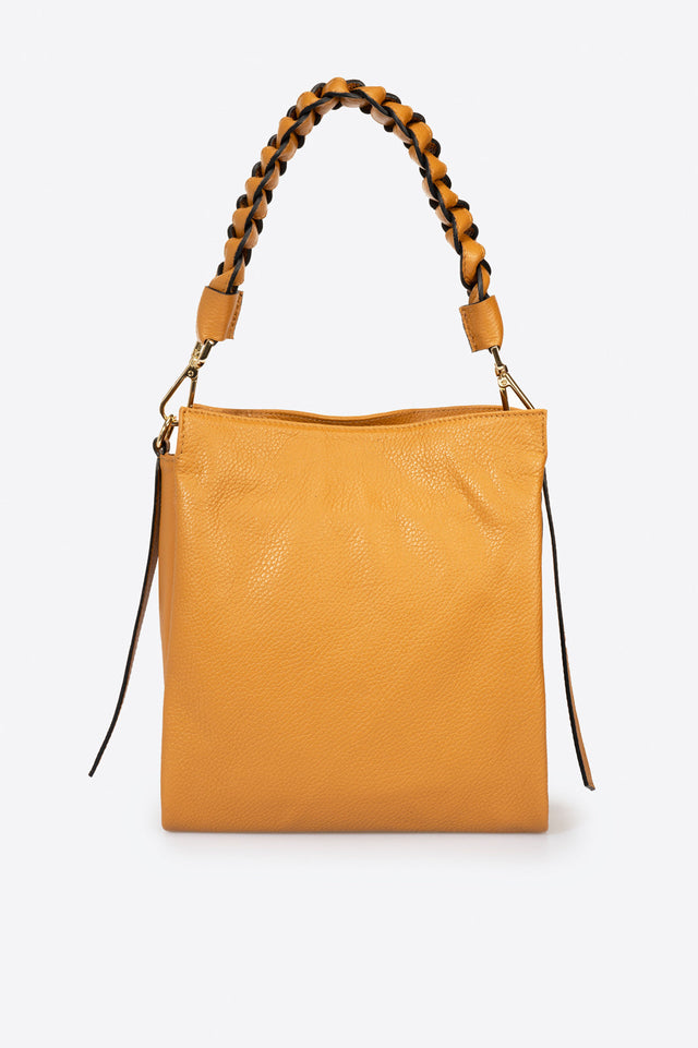 Myla Cognac Leather Bag by Prim & Proper - - Prim & Proper -