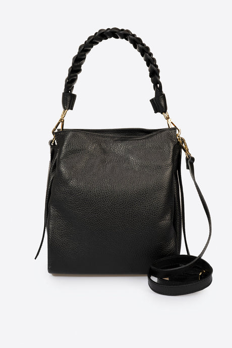 Myla Black Leather Bag by Prim & Proper - Myla Black - Prim & Proper -