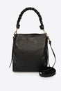 Myla Black Leather Bag by Prim & Proper - - Prim & Proper -