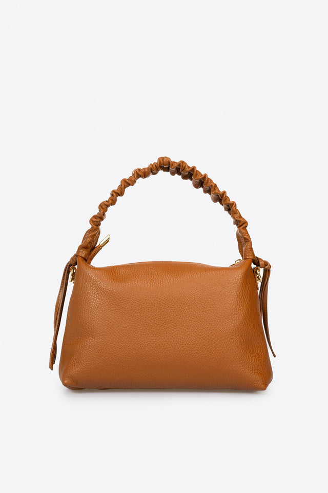 Aspen Cognac Leather Bag by Prim & Proper - - Prim & Proper -