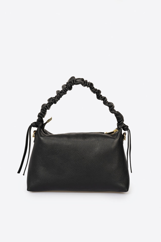 Aspen Black Leather Bag by Prim & Proper - - Prim & Proper -