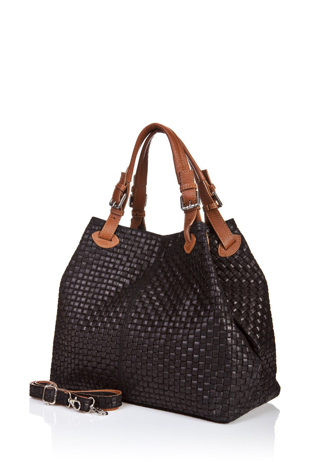Aria Red Leather Bag by Prim & Proper - - Prim & Proper - 15 cm 30 cm 45 cm RED