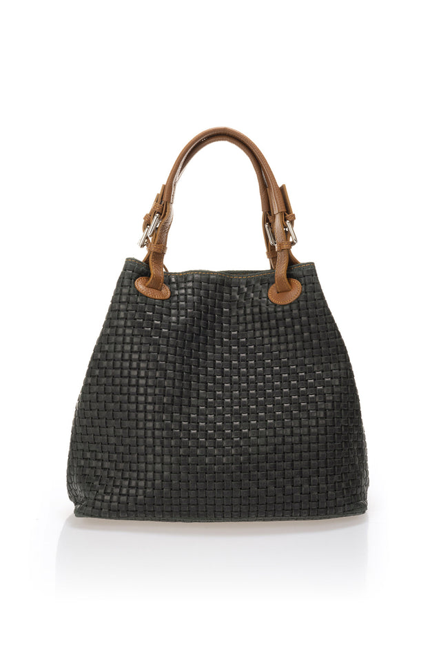 Aria Red Leather Bag by Prim & Proper - Dark Green - Prim & Proper - 15 cm 30 cm 45 cm RED