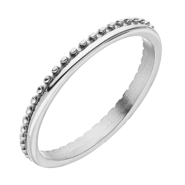Half Dotted Ring | 18k Gold Plated - - Prim & Proper -