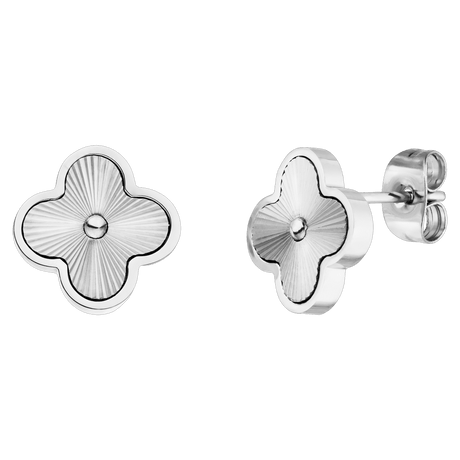 Shine Clover Ear Studs | 18k Gold Plated - - Prim & Proper -