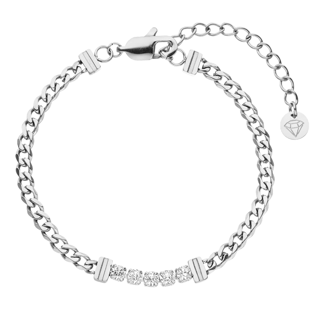 5 Stone Bracelet | 18k Gold Plated - - Prim & Proper -