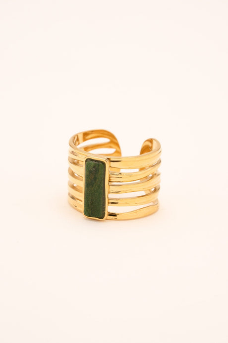 Ring By Bohm Paris - Abbylle - Jaspe Greene - Bohm Paris - Ring