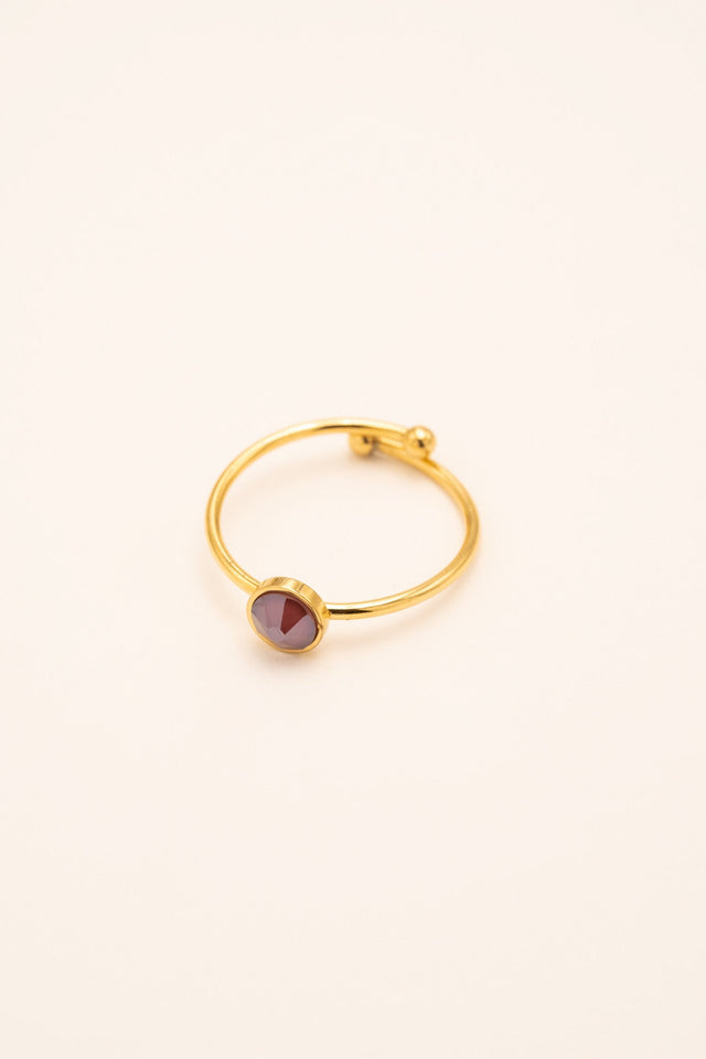 Ring By Bohm Paris - Ally - Prune - Bohm Paris - Ring