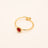 Ring By Bohm Paris - Ally - Red Carmin - Bohm Paris - Ring