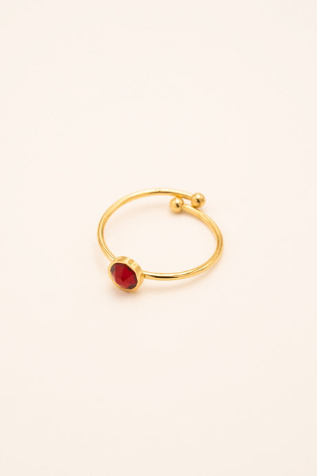 Ring By Bohm Paris - Ally - Red Carmin - Bohm Paris - Ring