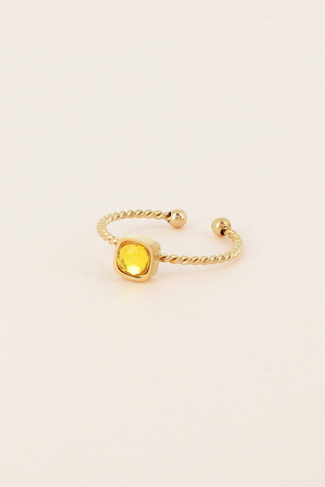 Ring By Bohm Paris - Amael - Yellow Topaz - Bohm Paris - Ring