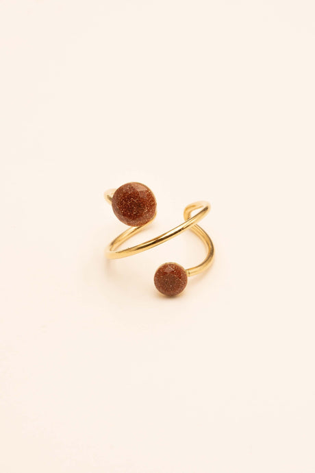 Ring By Bohm Paris - Calista - Golden Sand Stone - Bohm Paris - Ring