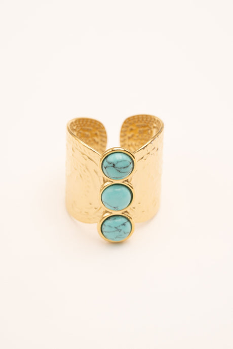 Ring By Bohm Paris - Celeste - Howlite Blue - Bohm Paris - Ring