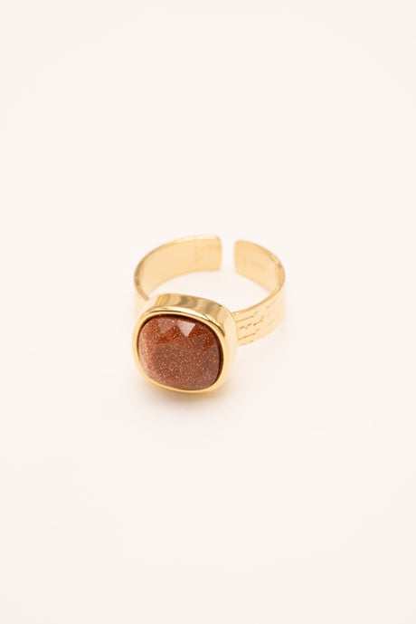 Ring By Bohm Paris - Sivaria - Golden Sand Stone - Bohm Paris - Ring