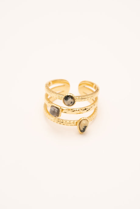 Ring By Bohm Paris - Srilaja - Jaspe Dalmatien - Bohm Paris - Ring