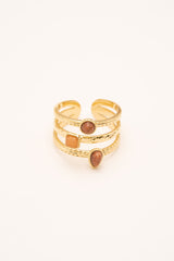 Ring By Bohm Paris - Srilaja - Golden Sand Stone - Bohm Paris - Ring