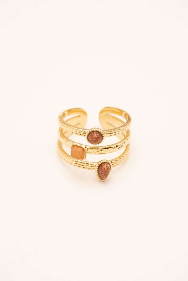 Ring By Bohm Paris - Srilaja - Golden Sand Stone - Bohm Paris - Ring