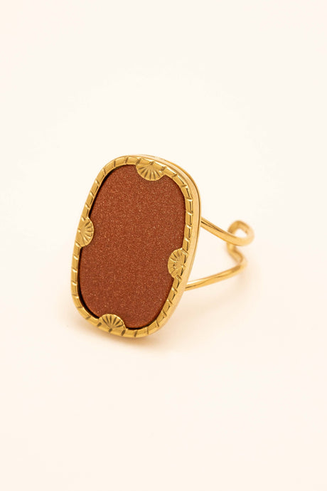 Ring By Bohm Paris - Zelda - Golden Sand Stone - Bohm Paris - Ring