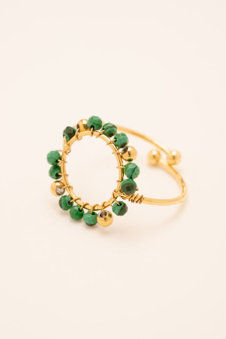 Ring By Bohm Paris - Cody - Malachite - Bohm Paris - Ring