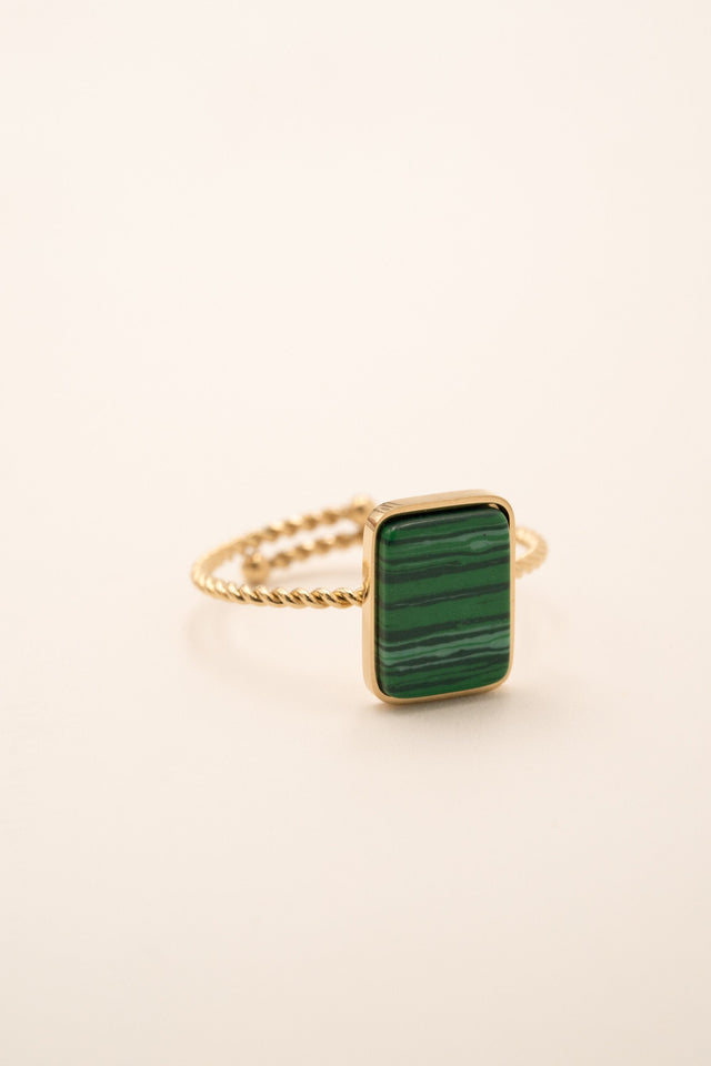 Ring By Bohm Paris - Ezekiel - Malachite - Bohm Paris - Ring