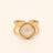 Ring By Bohm Paris - Léa - Beige Rosé - Bohm Paris - Ring