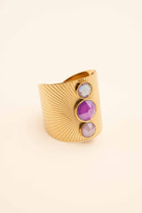 Ring By Bohm Paris - Paloma - Violet éclair - Bohm Paris - Ring