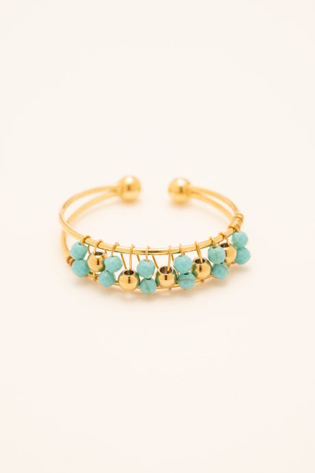 Ring By Bohm Paris - Seth - Howlite Bluee - Bohm Paris - Ring