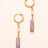 Earring Bohm Paris - Créoles Aena - Améthyste - Bohm Paris - Earrings