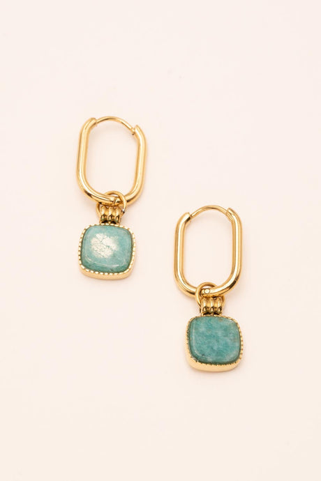 Earring Bohm Paris - Chloefina - Amazonite - Bohm Paris - Earrings