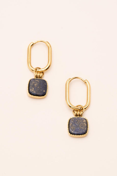 Earring Bohm Paris - Chloefina - Dark Blue - Bohm Paris - Earrings