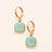 Earring Mini Créoles Bohm Paris - Chloefina - Amazonite - Bohm Paris - Earrings