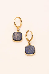 Earring Mini Créoles Bohm Paris - Chloefina - Dark Blue - Bohm Paris - Earrings