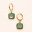 Earring Mini Créoles Bohm Paris - Chloefina - Malachite - Bohm Paris - Earrings