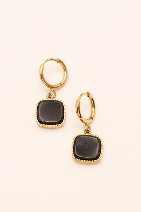 Earring Mini Créoles Bohm Paris - Chloefina - Onyx - Bohm Paris - Earrings