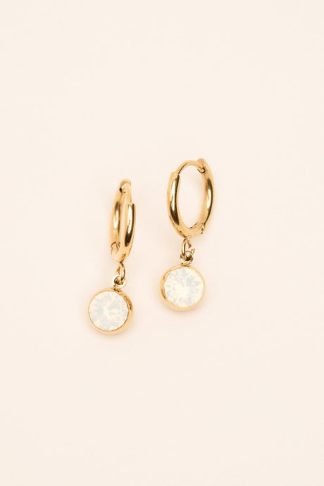 Earrings Bohm Paris - Aden - Paire Blanc Opal - Bohm Paris - Earrings