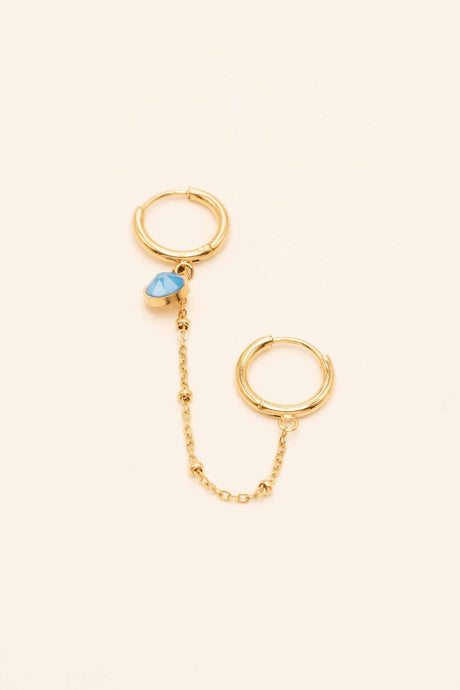 Mono-earrings Bohm Paris - Ayla - Blue Azur - Bohm Paris - Earrings