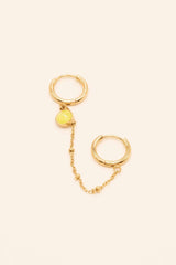 Mono-earrings Bohm Paris - Ayla - Yellow éclair - Bohm Paris - Earrings