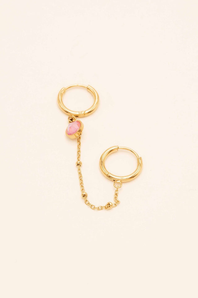 Mono-earrings Bohm Paris - Ayla - Rose Flash - Bohm Paris - Earrings