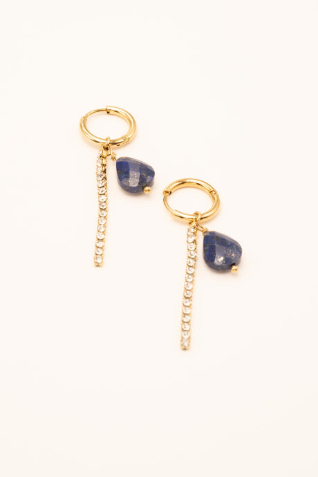 Earring Bohm Paris - Braxt - Dark Blue - Bohm Paris - Earrings