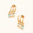 Earrings Bohm Paris - Celly - Blue Turquoise - Bohm Paris -