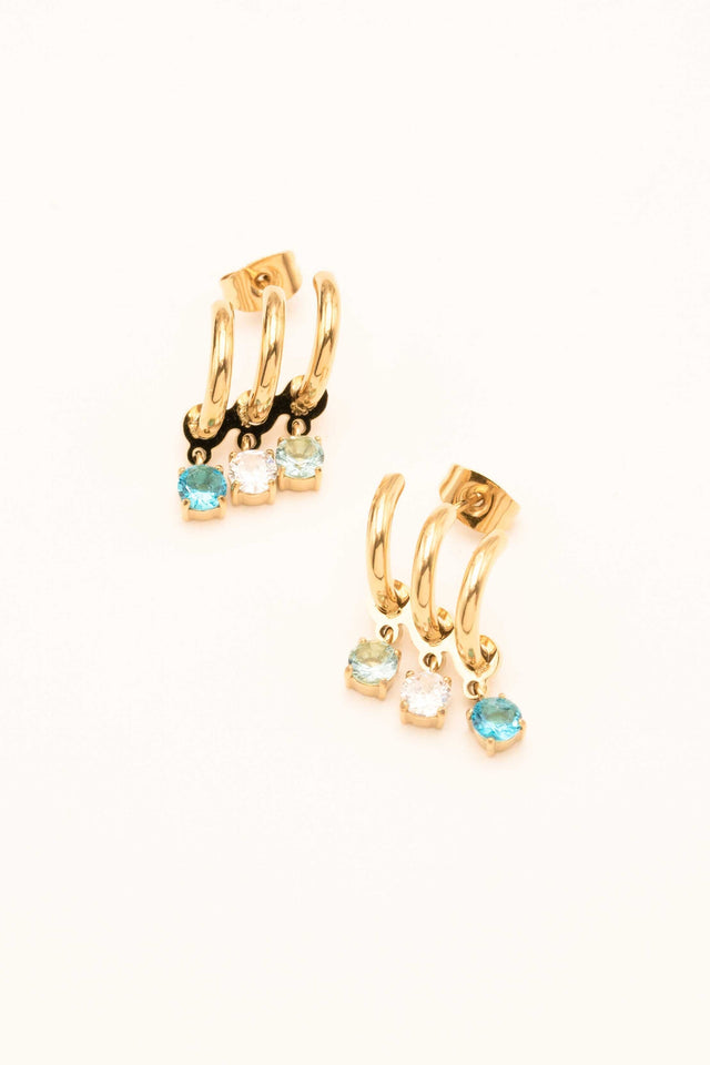 Earrings Bohm Paris - Celya - Blue Turquoise - Bohm Paris - Earrings