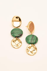 Earrings Bohm Paris - Dashawn - Malachite - Bohm Paris - Earrings