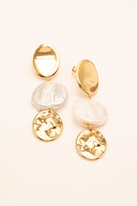 Earrings Bohm Paris - Dashawn - Perle Deau Douce - Bohm Paris - Earrings